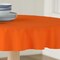 Modern Polyester Poplin Serged Edge Round Tablecloth 51in Overlay